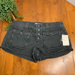 NWT Free People Cora Button Front Shorts